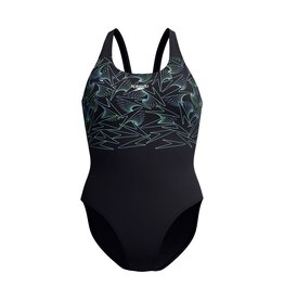 Speedo ECO+ H-BOOM PLACEM MUSCLEB BLA/GRN