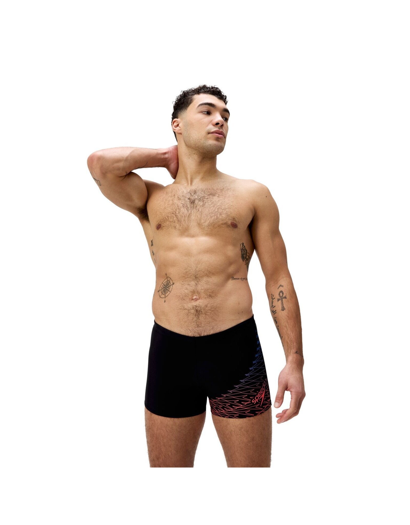 Speedo ECO MEDLEY LOGO AQSH BLA/ORA