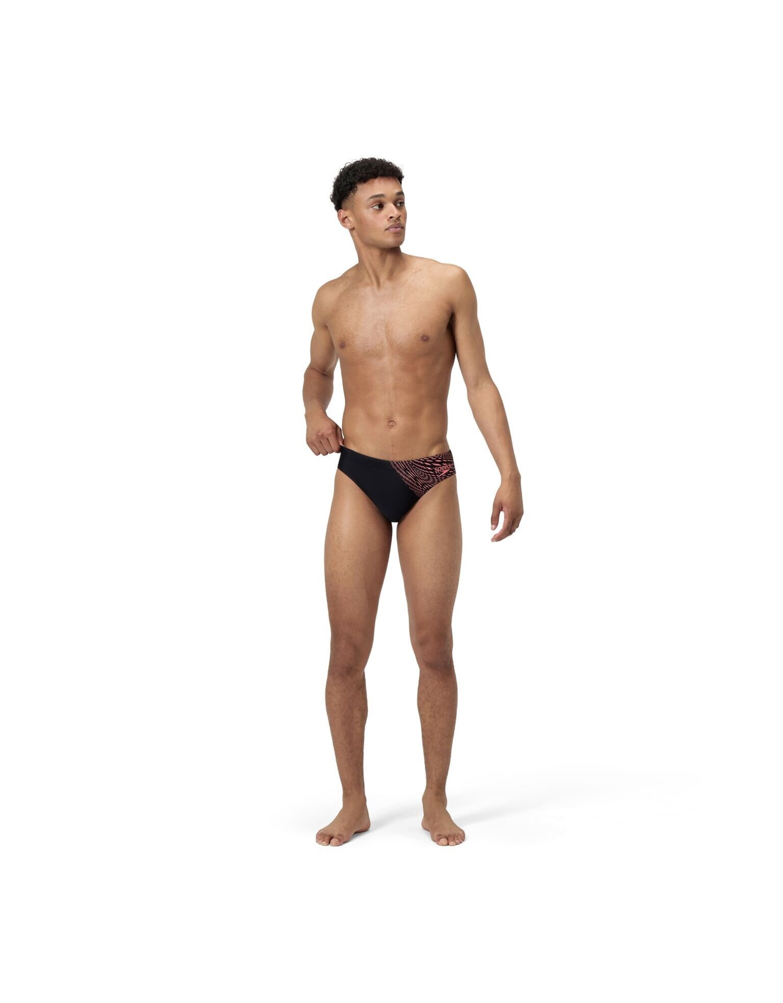 Speedo ECO MEDLEY LOGO 7C BRIEF BLA/ORA