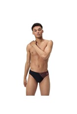 Speedo ECO MEDLEY LOGO 7C BRIEF BLA/ORA