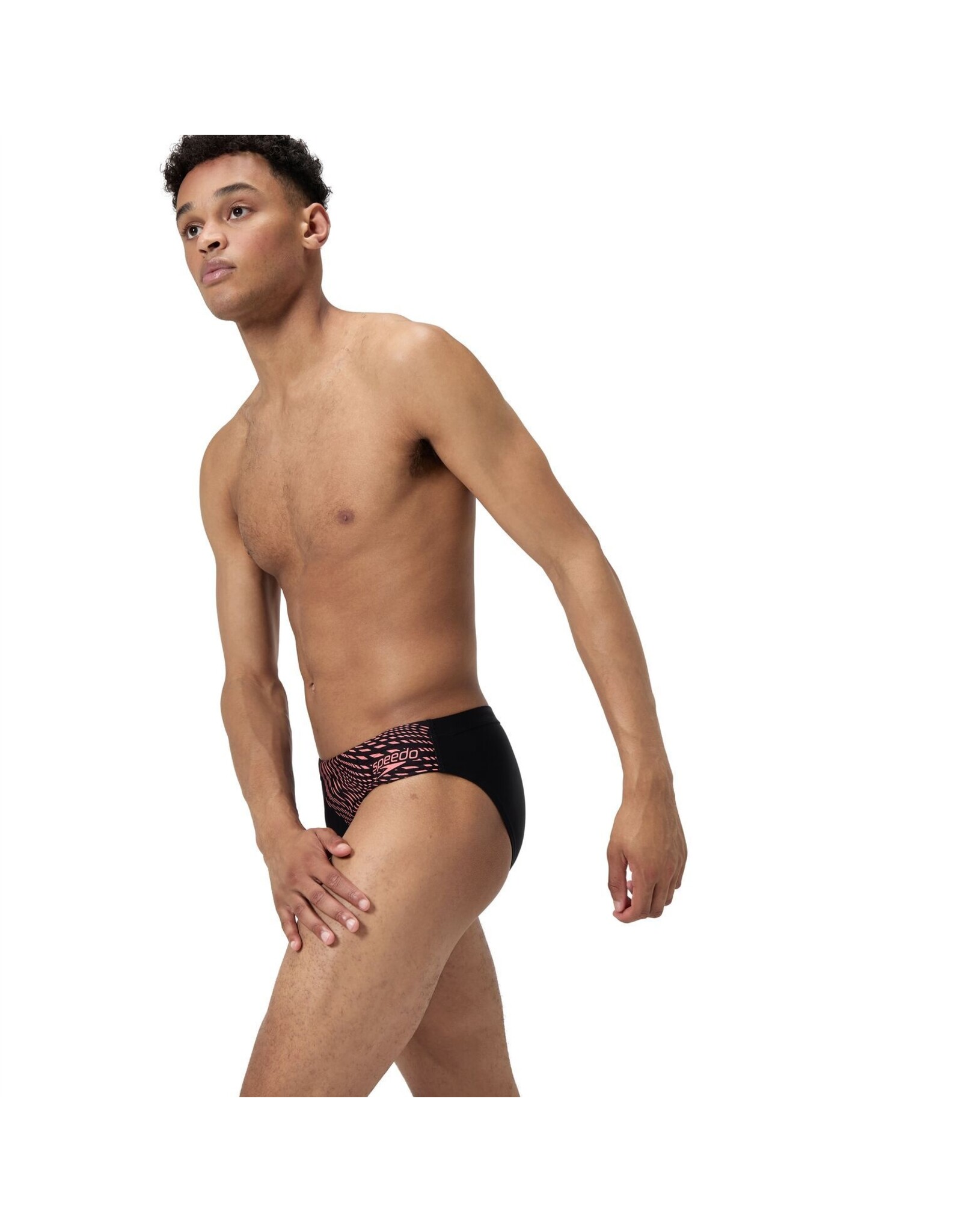 Speedo ECO MEDLEY LOGO 7C BRIEF BLA/ORA
