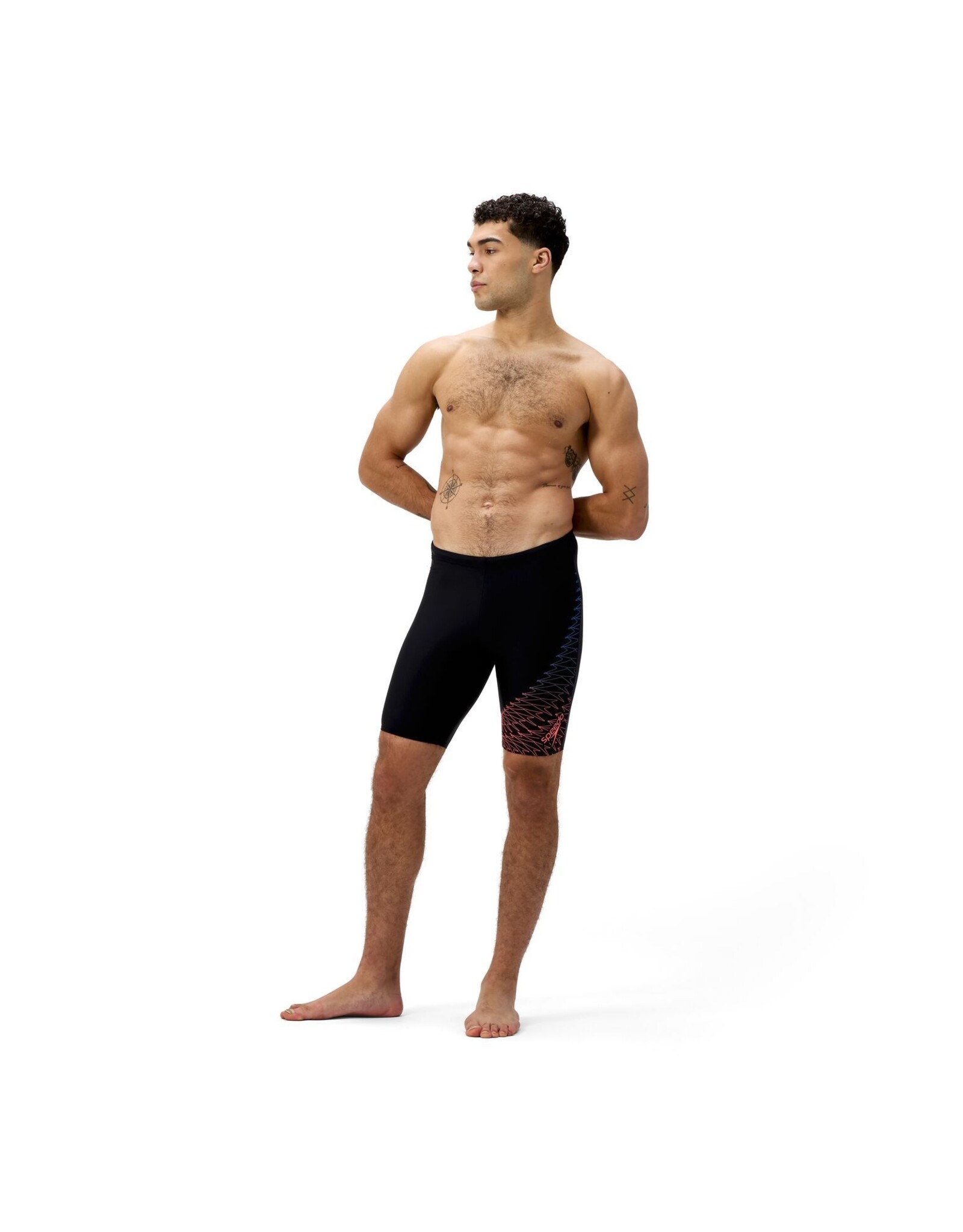 Speedo ECO MEDLEY LOGO JAM BLA/ORA