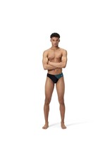 Speedo ECO MEDLEY LOGO 7C BRIEF BLA/BLU