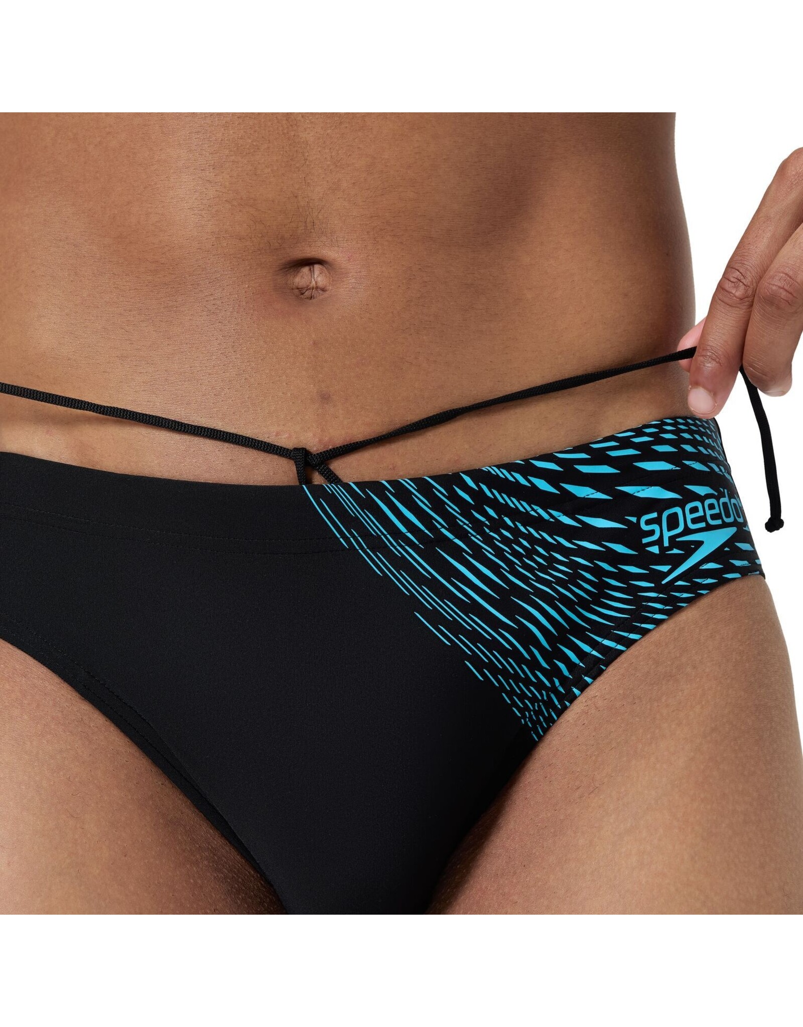 Speedo ECO MEDLEY LOGO 7C BRIEF BLA/BLU