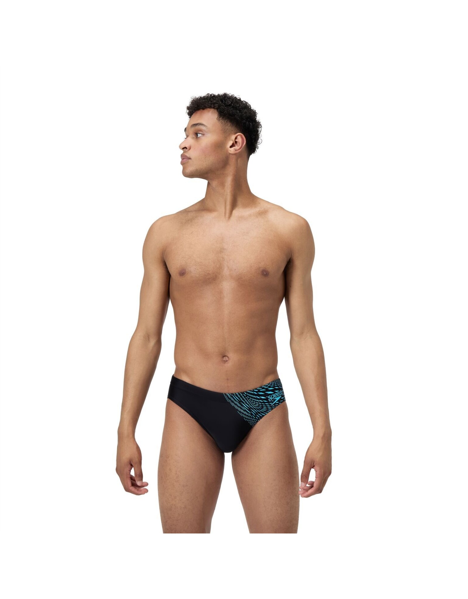 Speedo ECO MEDLEY LOGO 7C BRIEF BLA/BLU