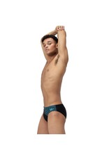 Speedo ECO MEDLEY LOGO 7C BRIEF BLA/BLU