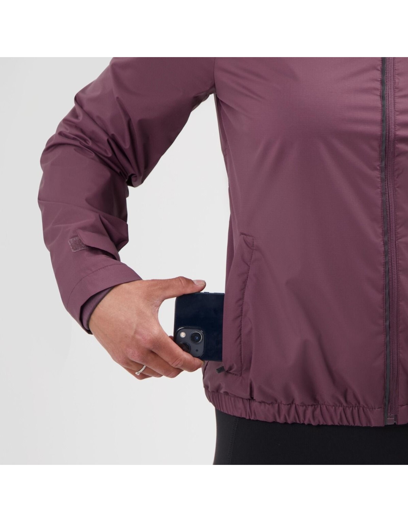 Rogelli Essential- jacket Womens-eggplant