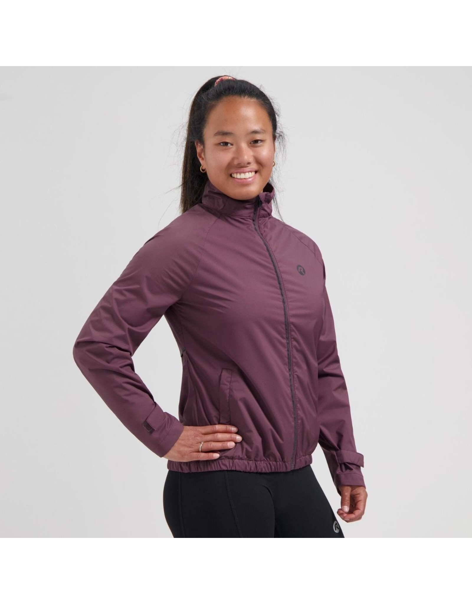 Rogelli Essential- jacket Womens-eggplant