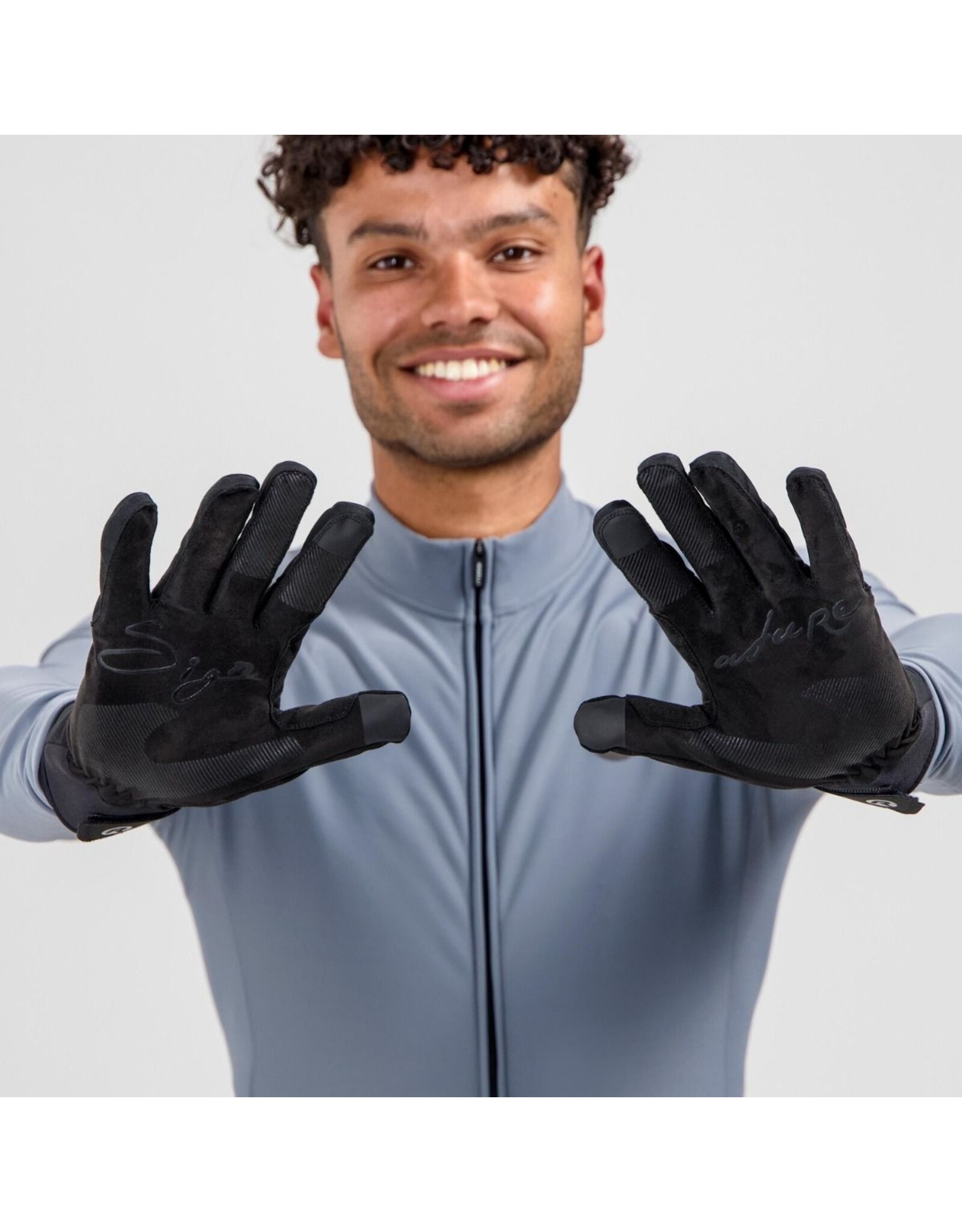 Rogelli Signature- raceday windproof glove-black