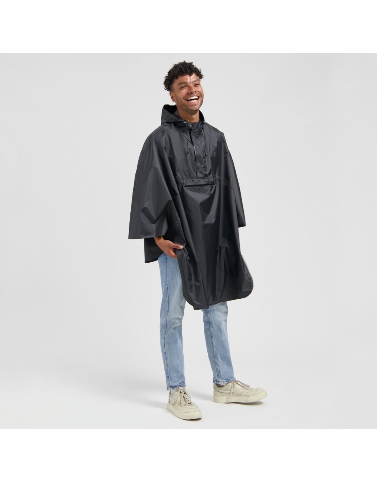 Rogelli Commuter Core- rain poncho-black