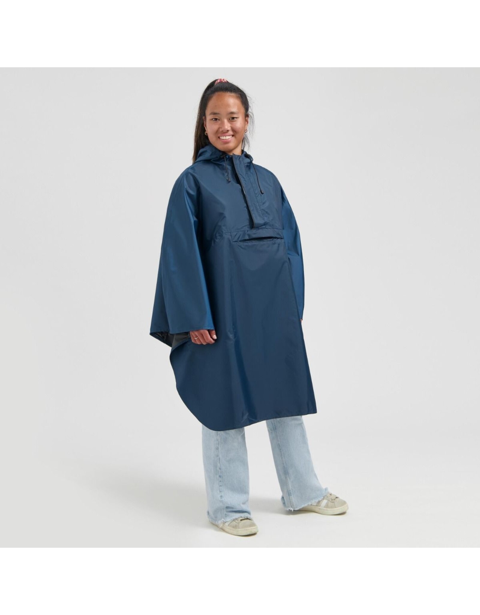 Rogelli Commuter Regenponcho Core Blauw