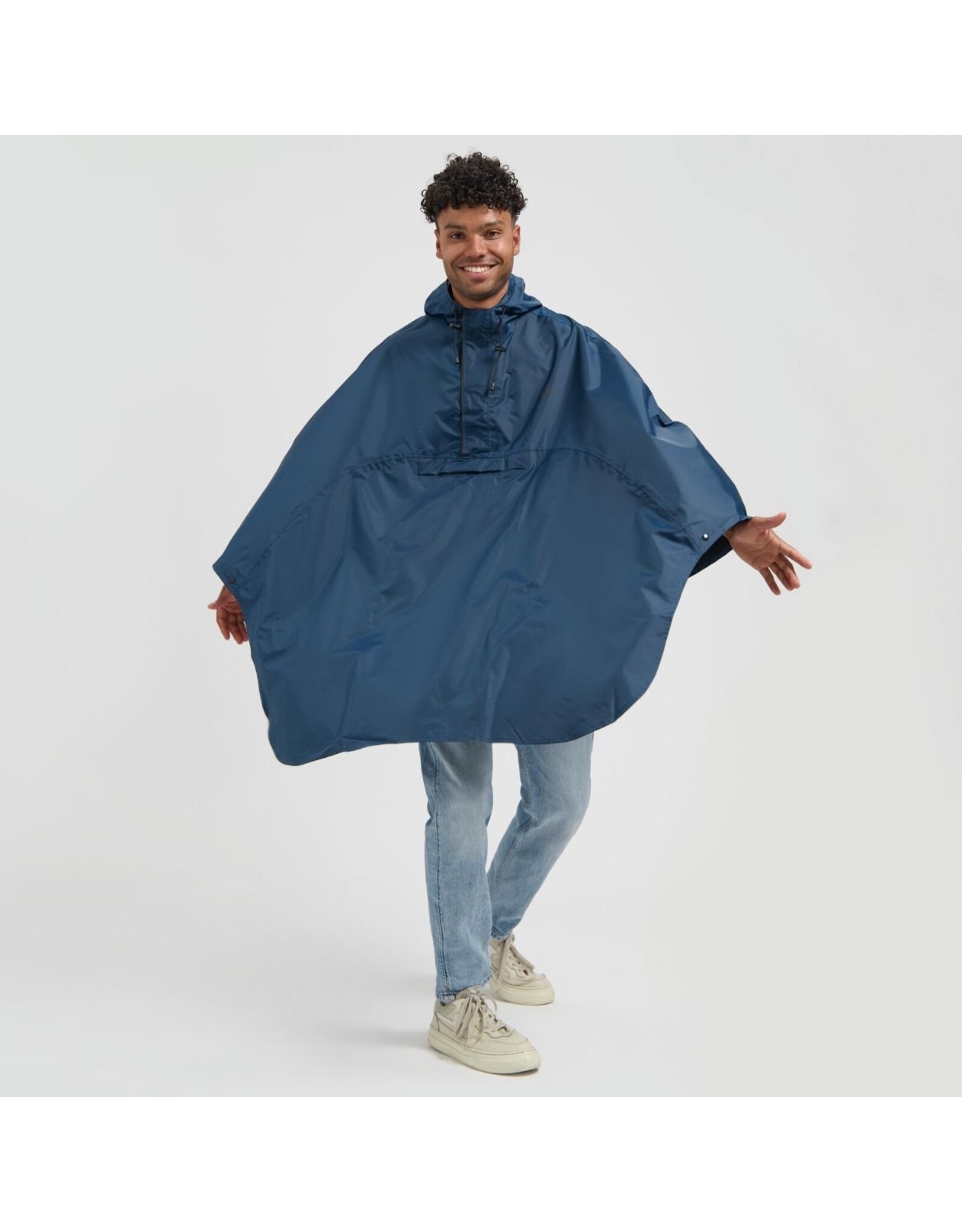 Rogelli Commuter Regenponcho Core Blauw
