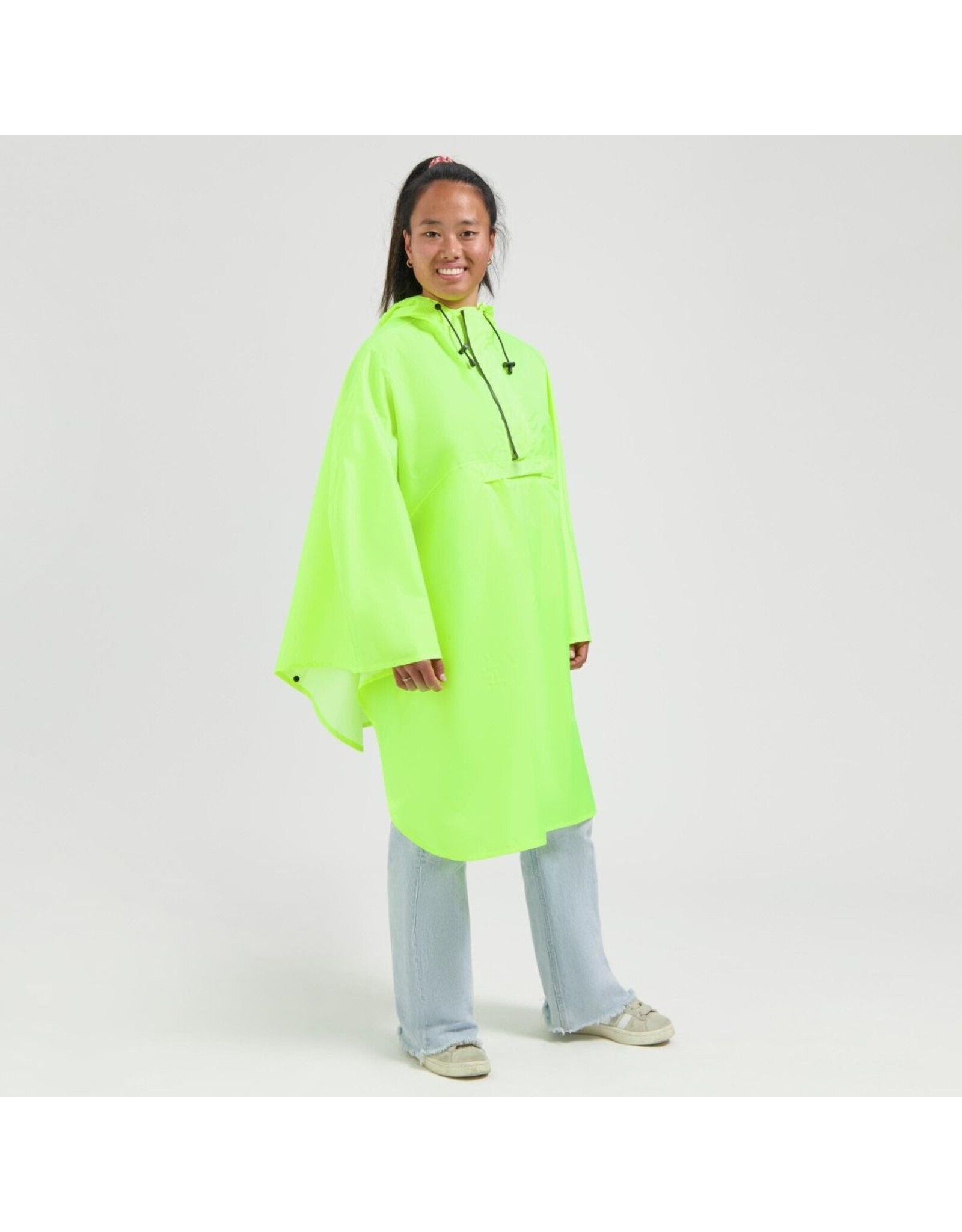 Rogelli Commuter Core- rain poncho-fluor yellow