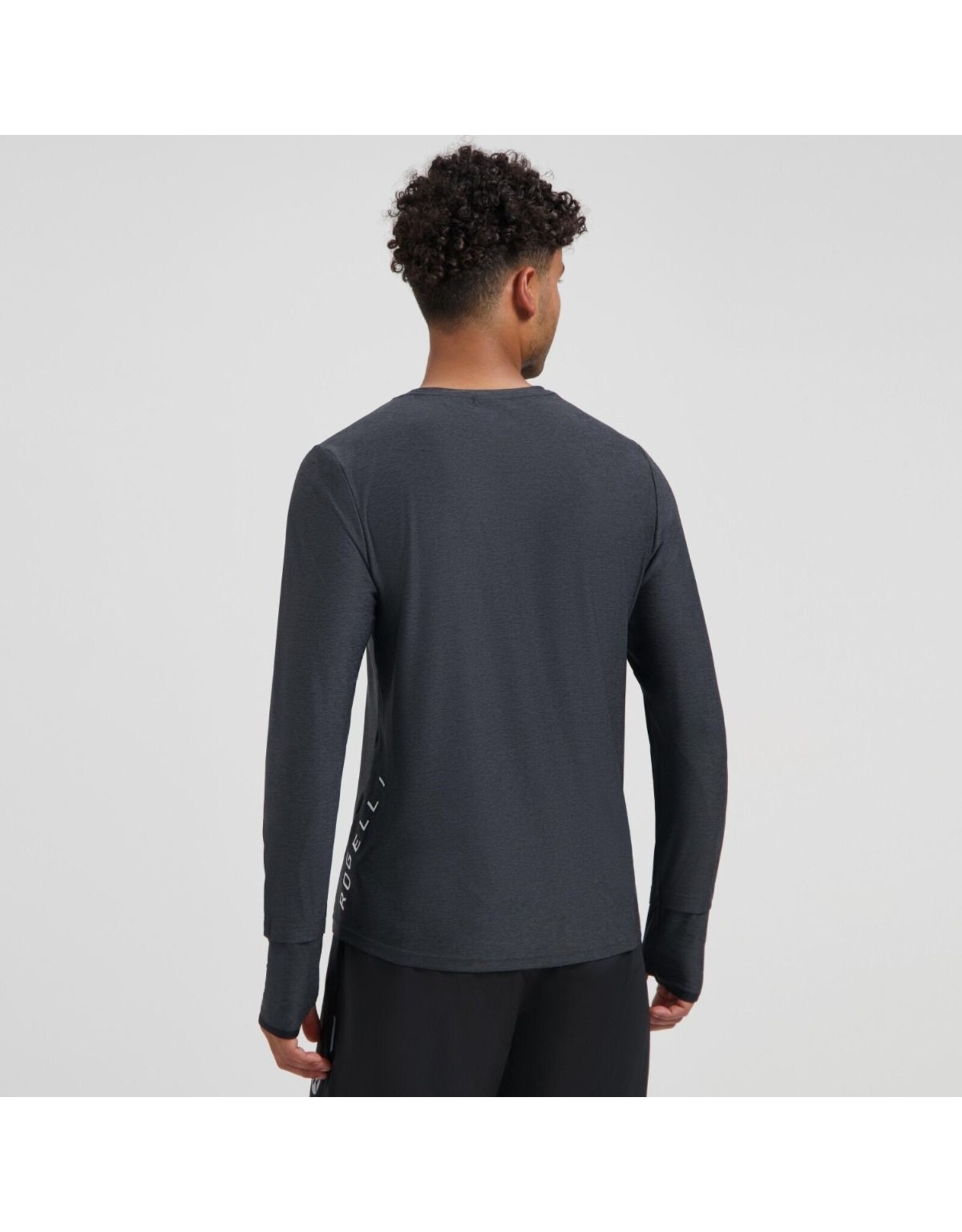 Rogelli Essential- t-shirt long sleeve-black