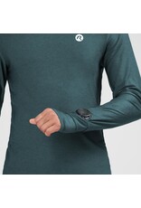 Rogelli Essential- t-shirt long sleeve-blue