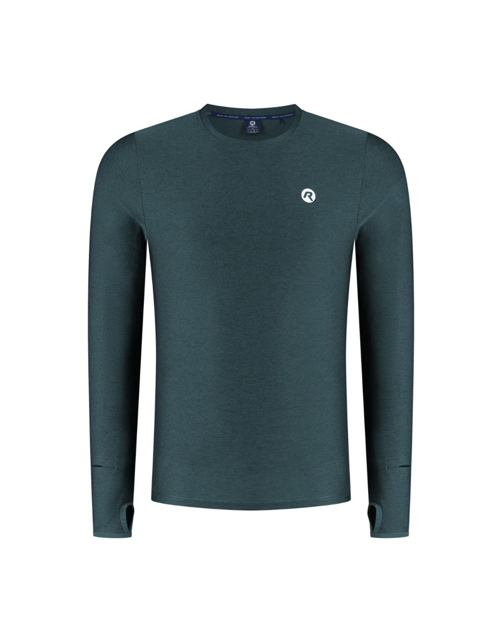 Rogelli Essential- t-shirt long sleeve-blue