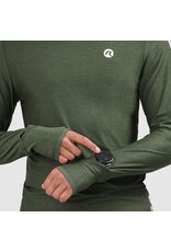 Rogelli Essential- t-shirt long sleeve-green