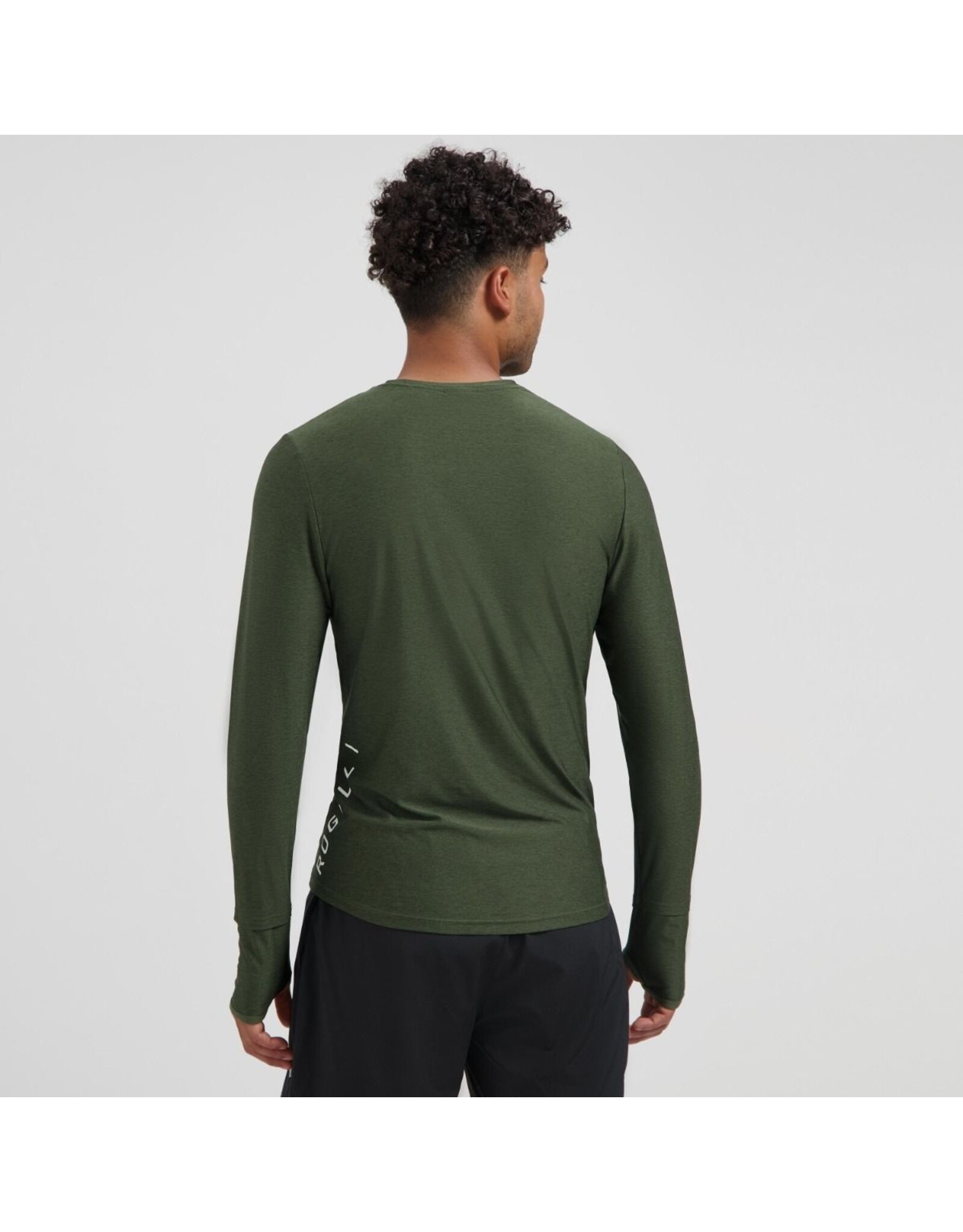 Rogelli Essential- t-shirt long sleeve-green