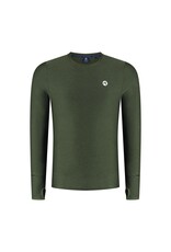 Rogelli Essential- t-shirt long sleeve-green