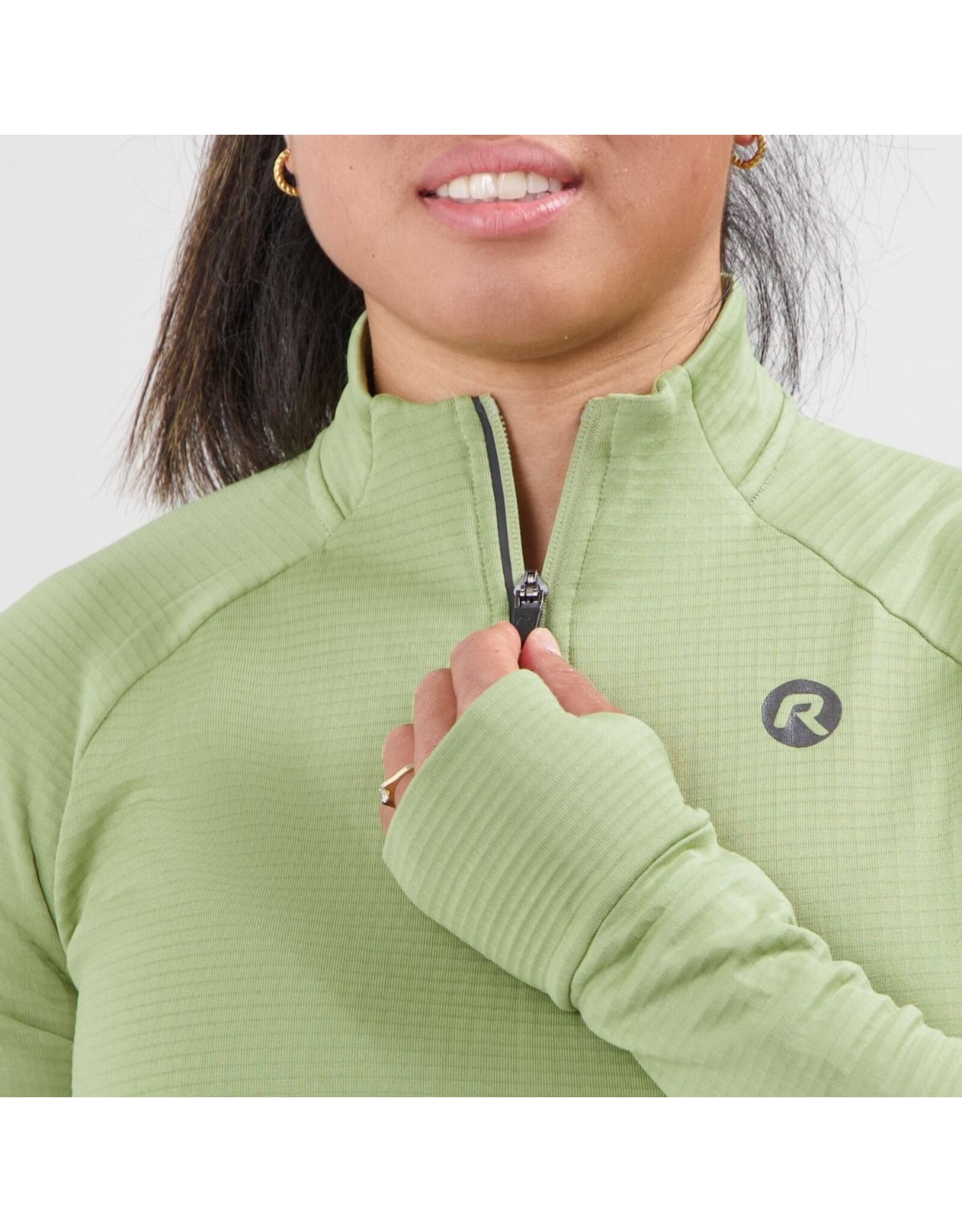 Rogelli Essential- top long sleeve-green