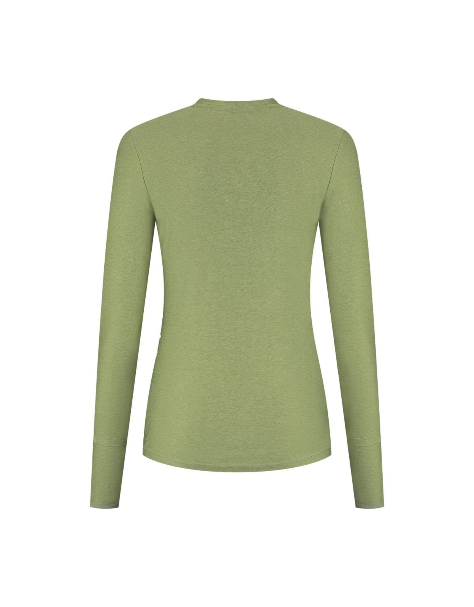 Rogelli Essential- tshirt long sleeve-green