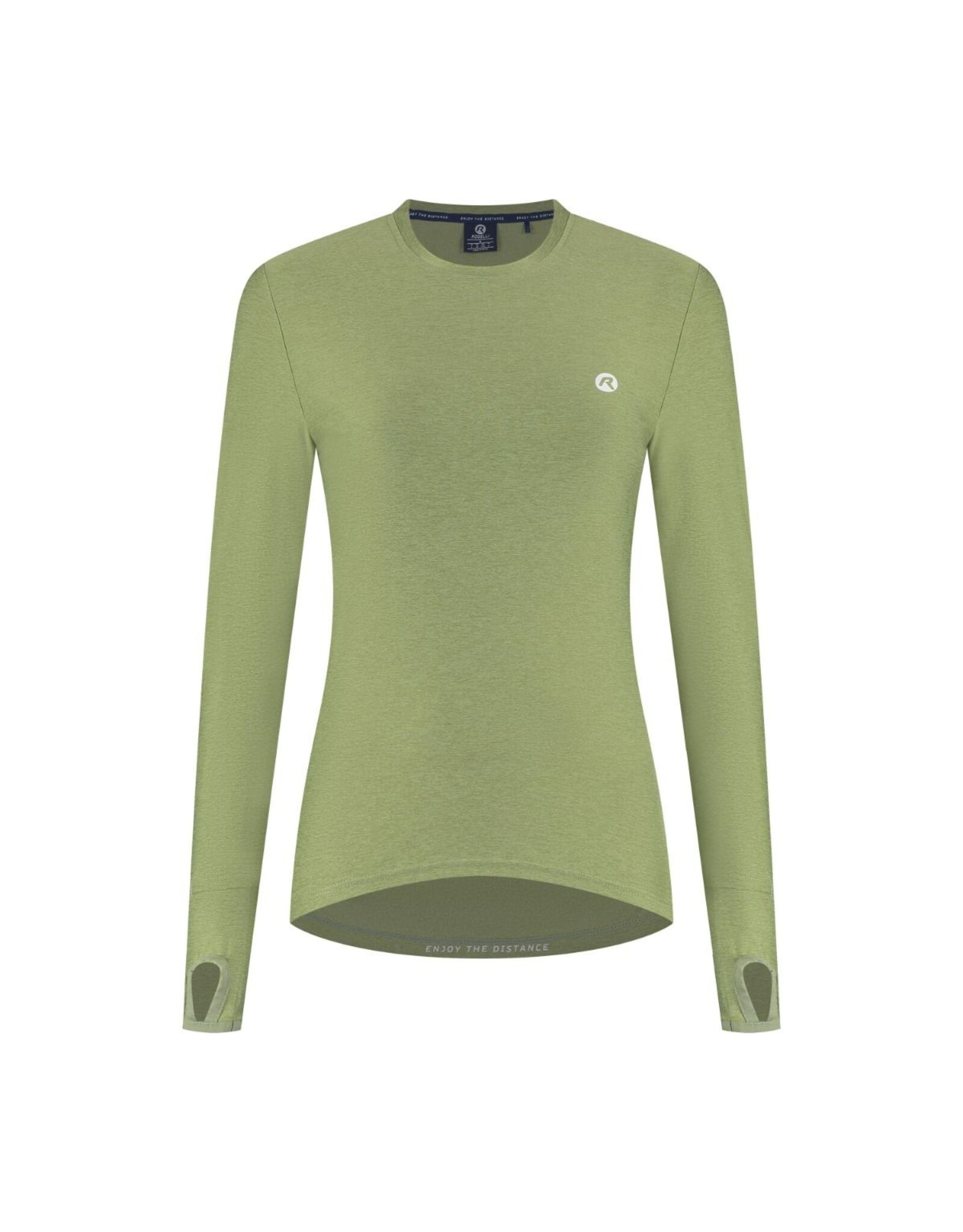 Rogelli Essential- tshirt long sleeve-green