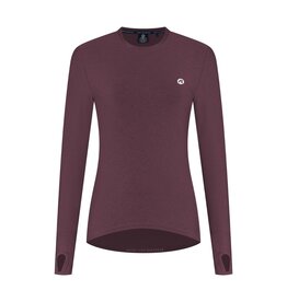Rogelli Essential- tshirt long sleeve-eggplant