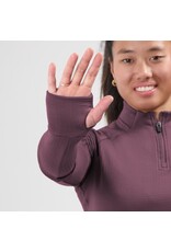 Rogelli Essential- top long sleeve-eggplant