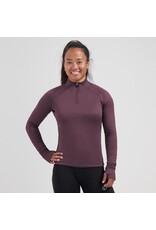Rogelli Essential- top long sleeve-eggplant