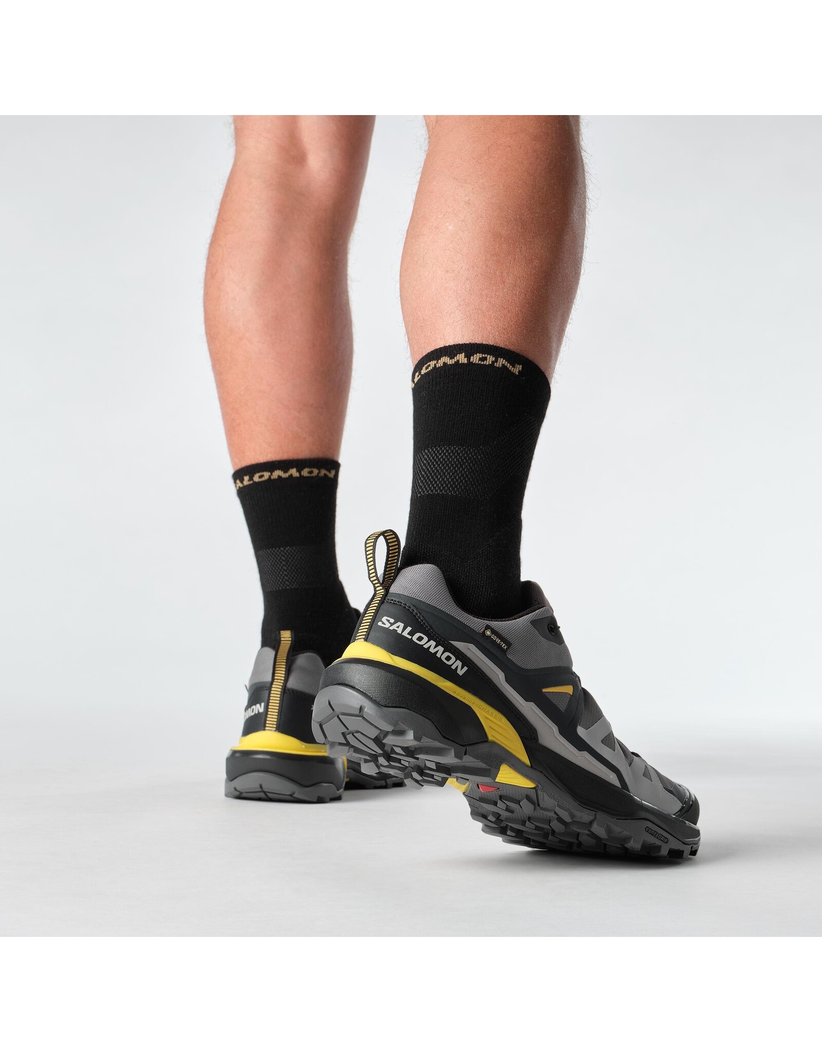 Salomon X ULTRA 360 GTX-Heren-Castlerock / Black / Spicy Mustard