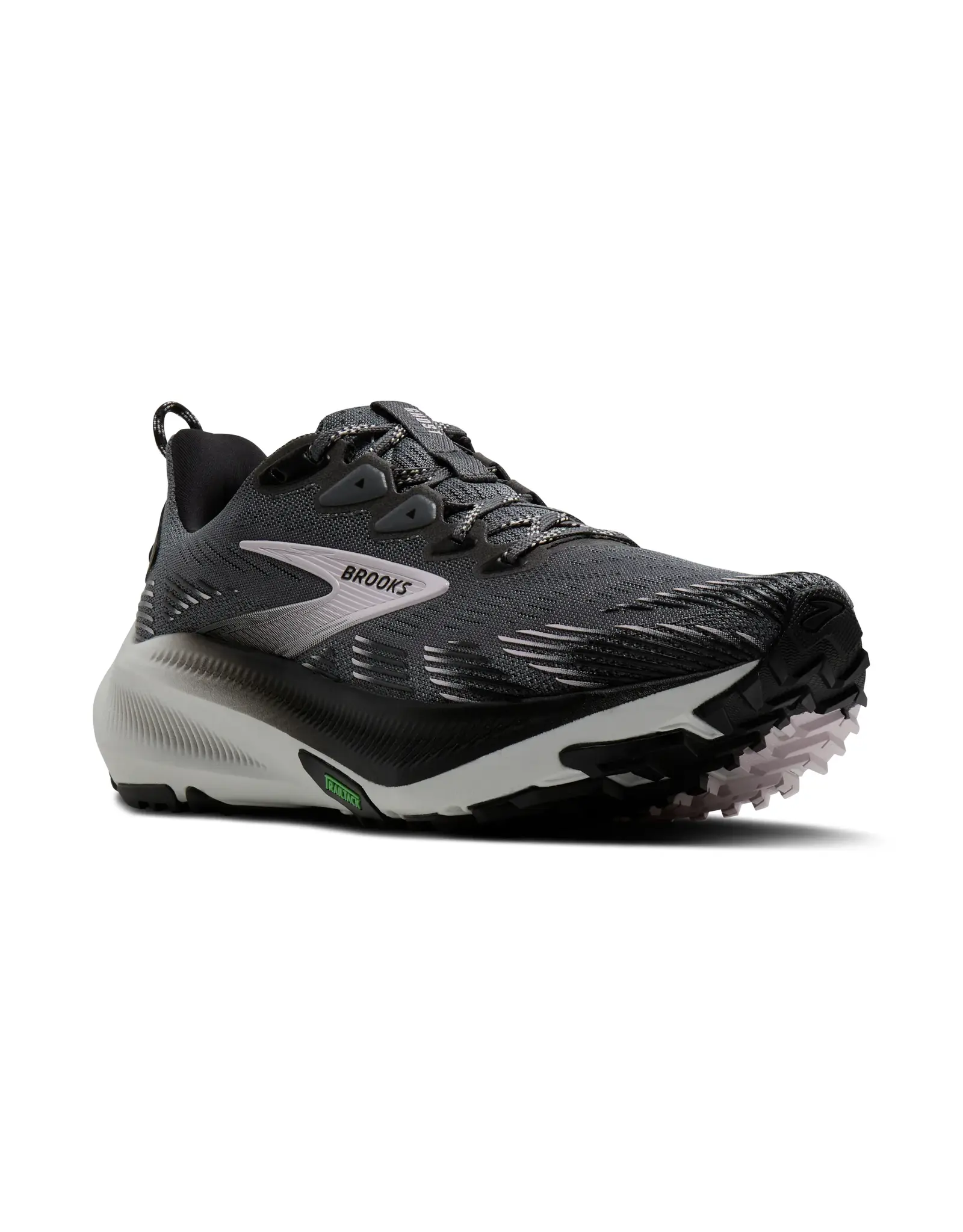 Brooks Ghost Trail-Dames-Poppy Seed/Black/Pink