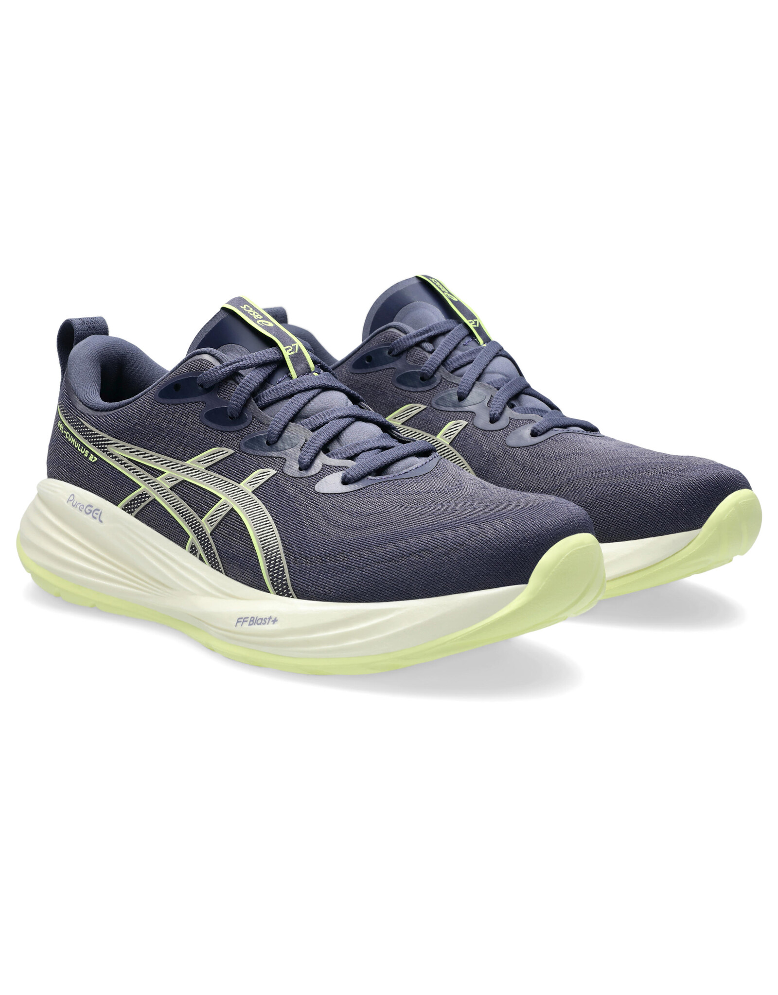 Asics GEL-CUMULUS 27-Heren-INDIGO FOG-LUCID YELLOW