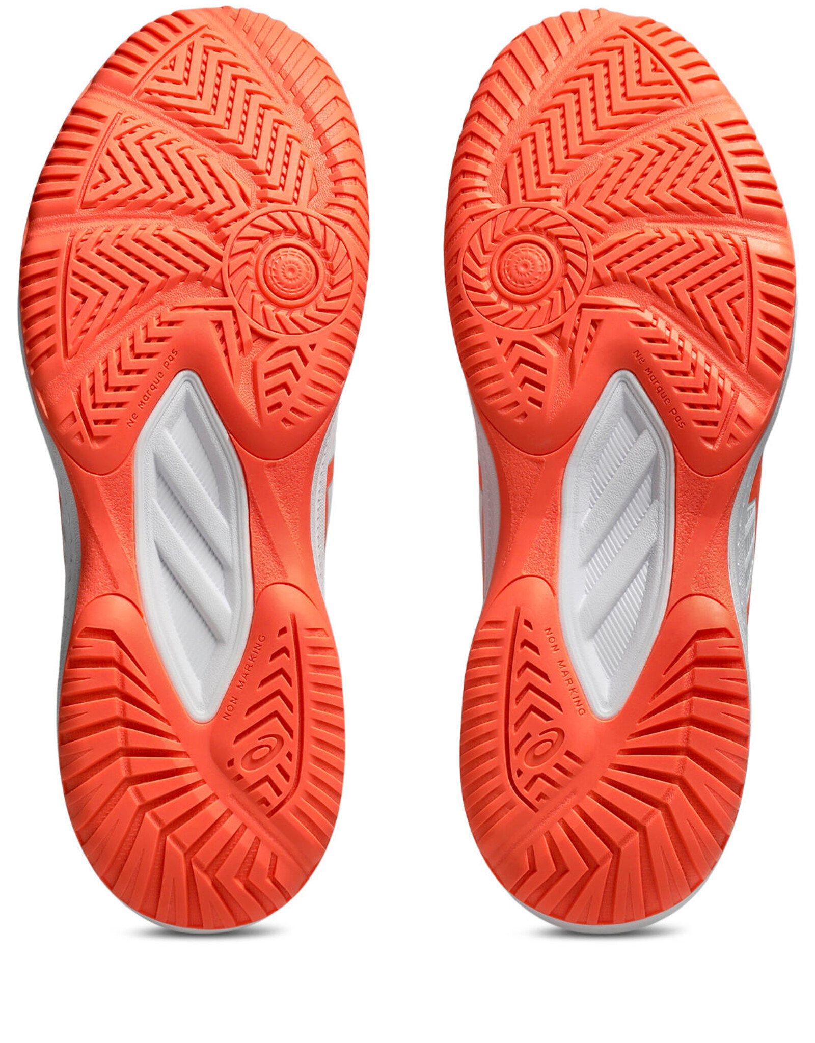 Asics UPCOURT 6-Dames-WHITE/VIVID CORAL