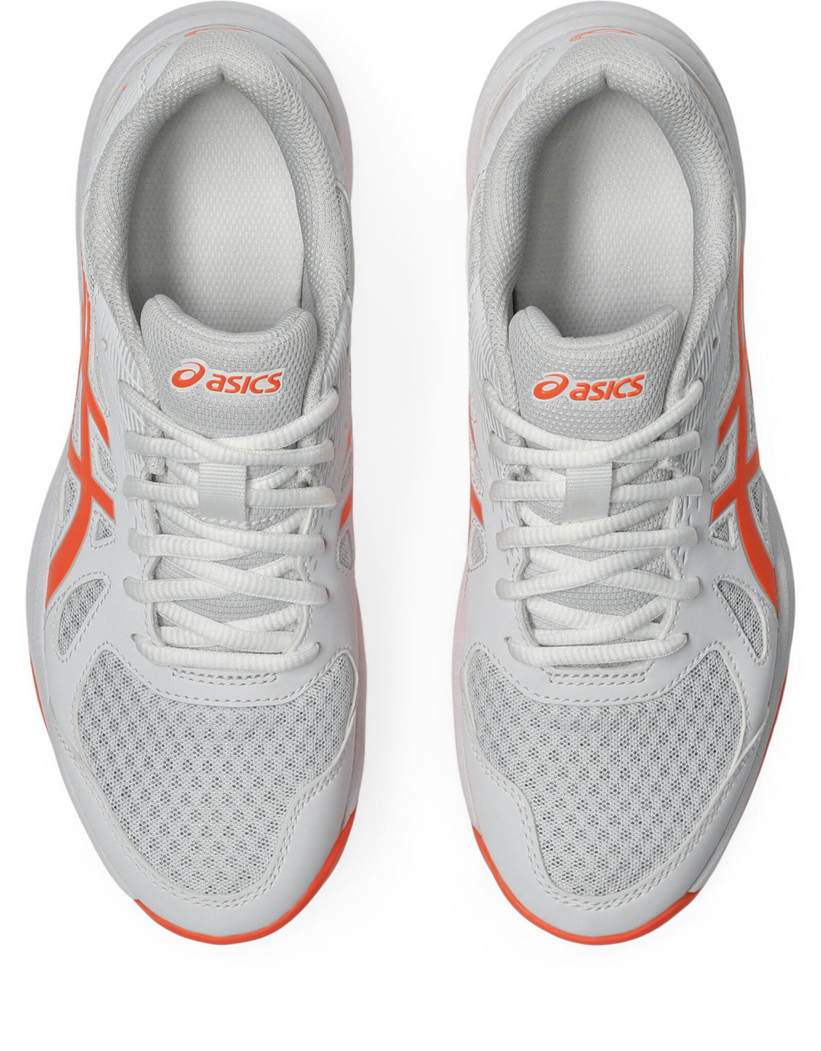 Asics UPCOURT 6-Dames-WHITE/VIVID CORAL