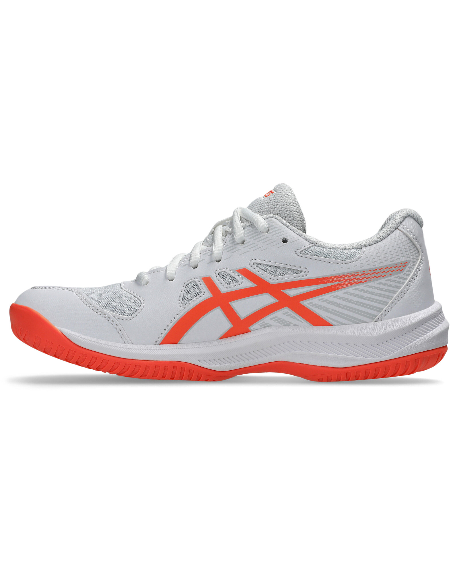 Asics UPCOURT 6-Dames-WHITE/VIVID CORAL
