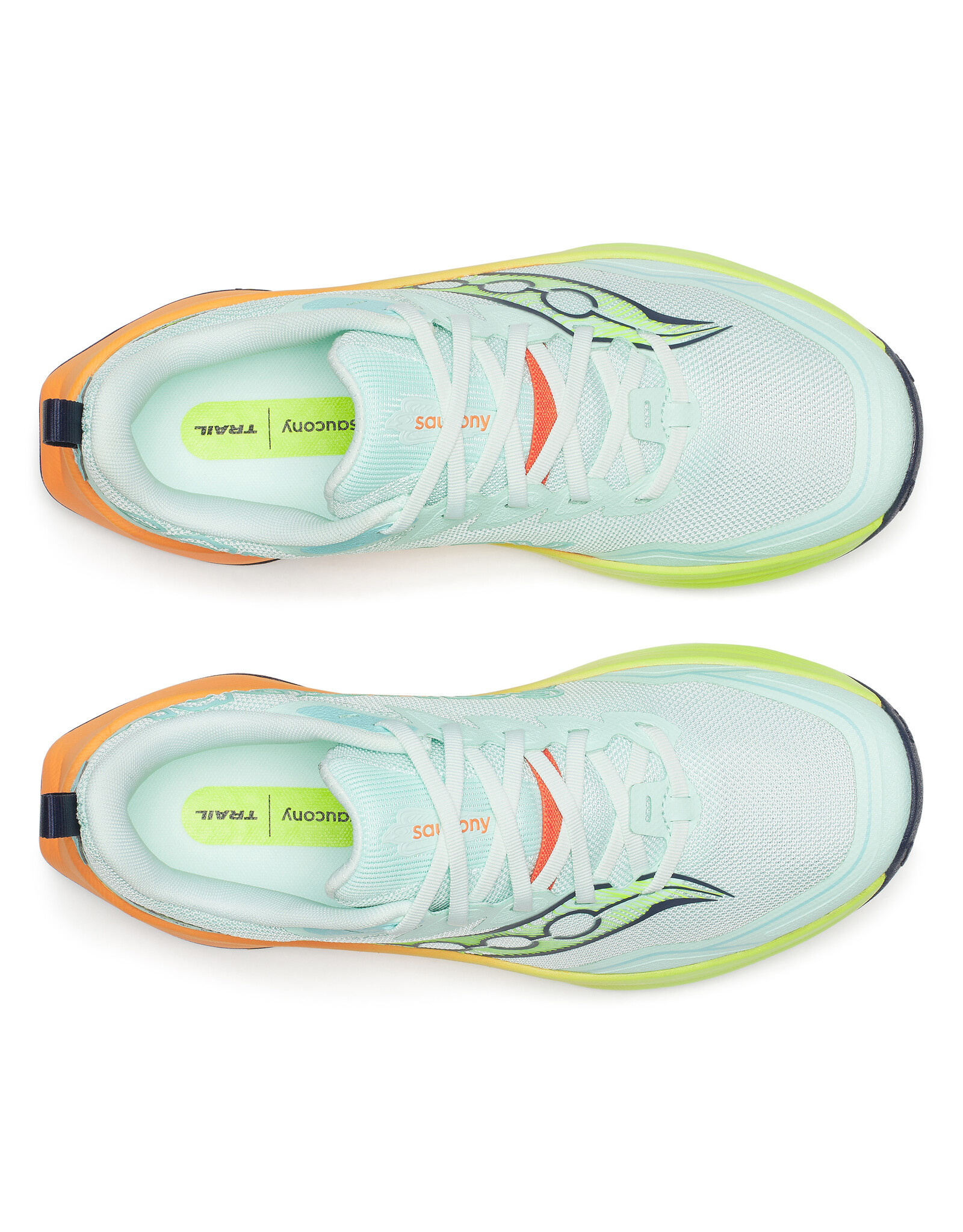 Saucony PEREGRINE 16-Dames-AQUA/CITRON