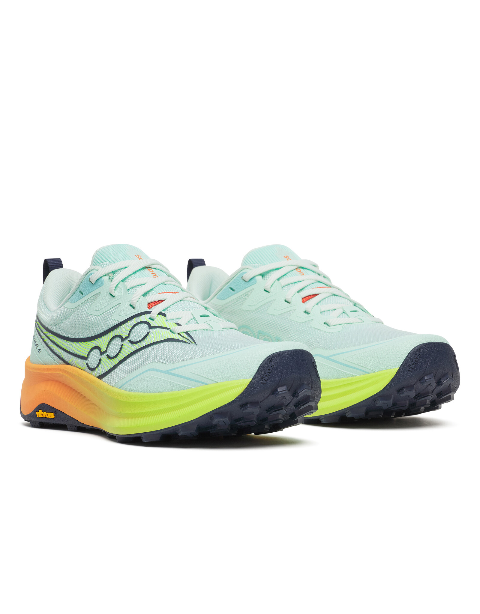 Saucony PEREGRINE 16-Dames-AQUA/CITRON