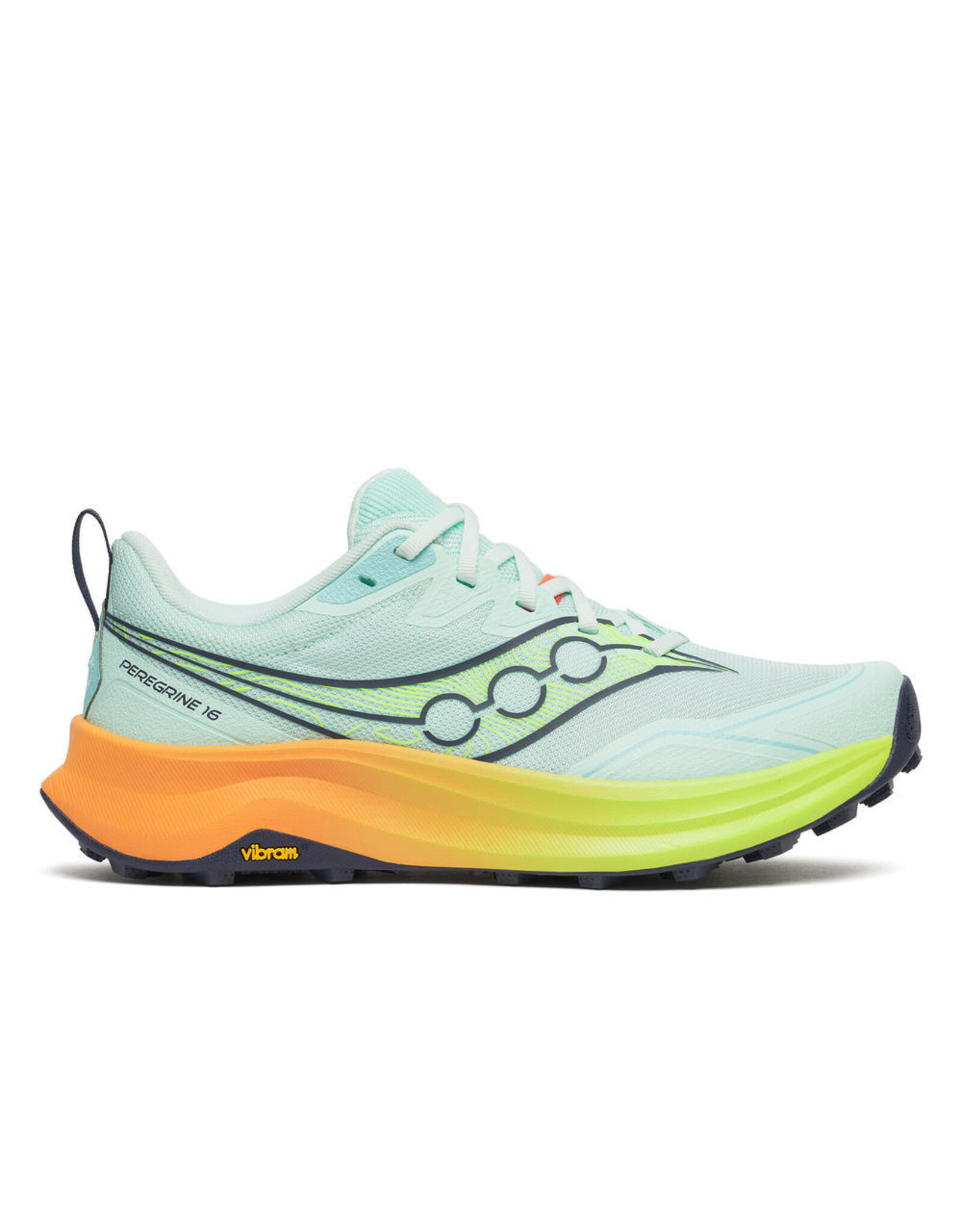 Saucony PEREGRINE 16-Dames-AQUA/CITRON
