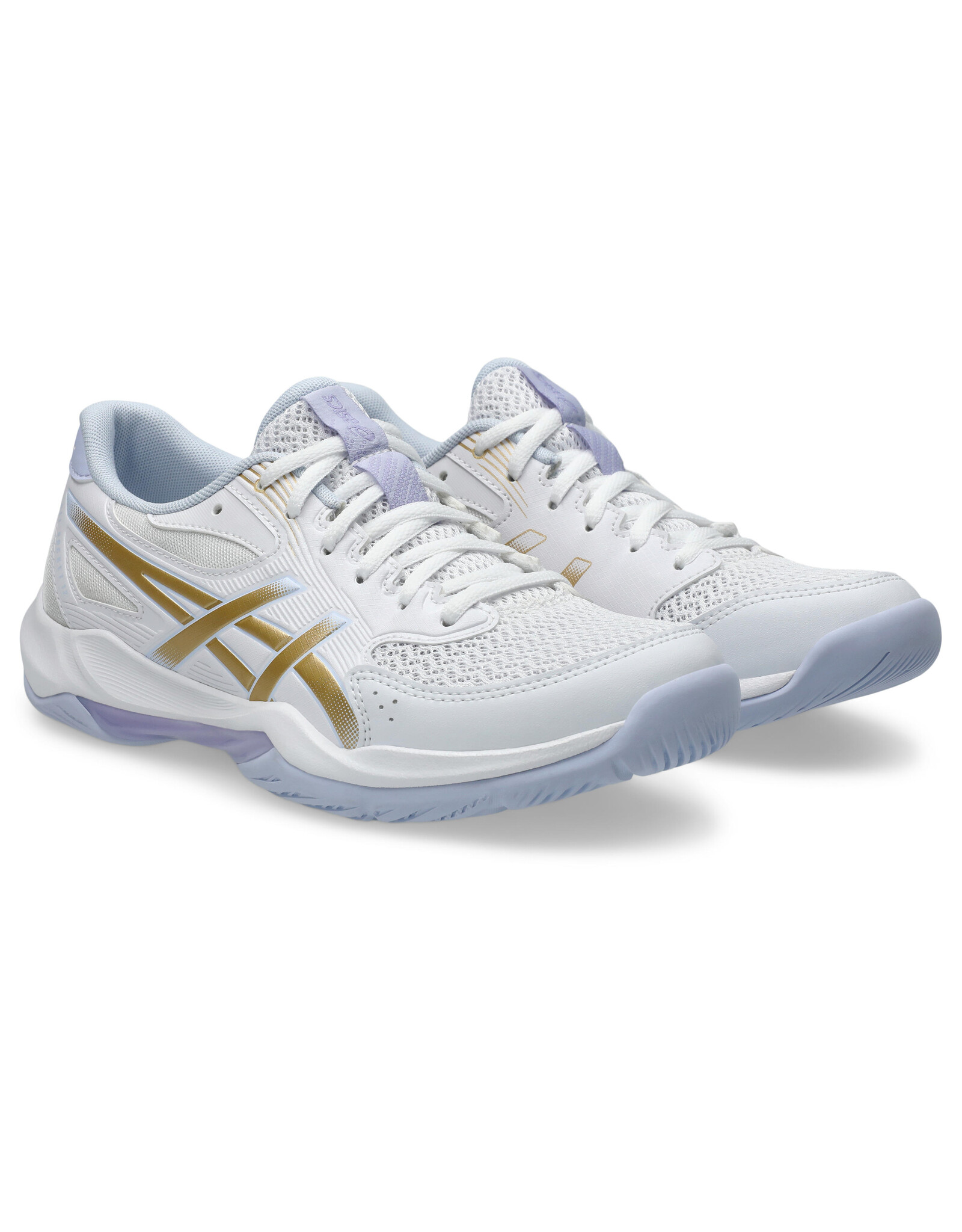 Asics GEL-ROCKET 12-Dames-WHITE/CHAMPAGNE