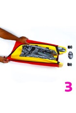 OBO Obo Indoor Slippers Black/Yellow