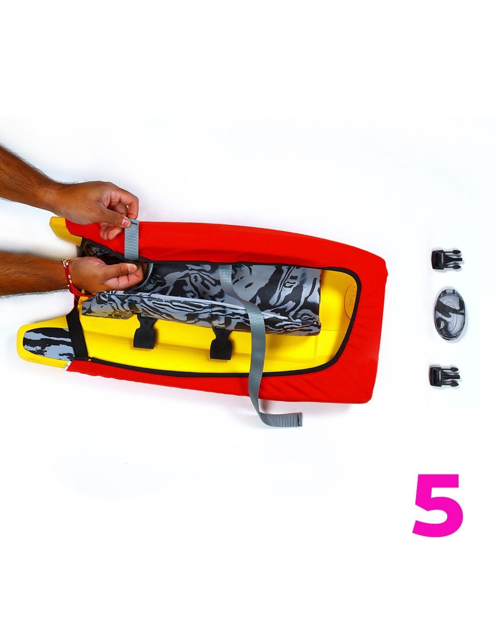 OBO Obo Indoor Slippers Black/Yellow