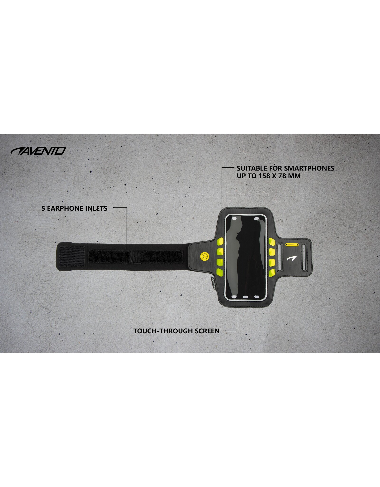 Avento Sportarmband Smartphone LED • Agda •