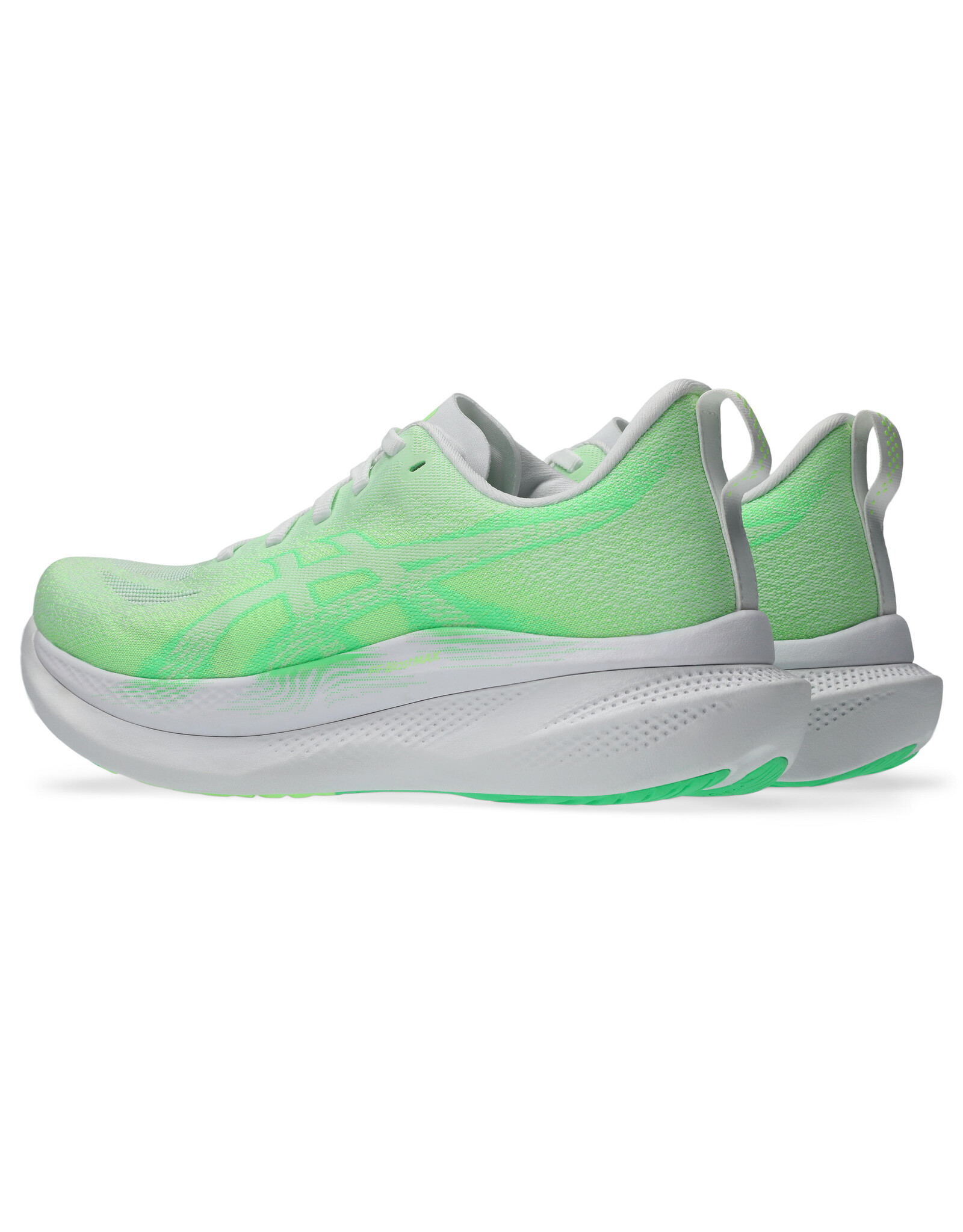 Asics GLIDERIDE MAX 2-Dames-WHITE/VITAL GREEN