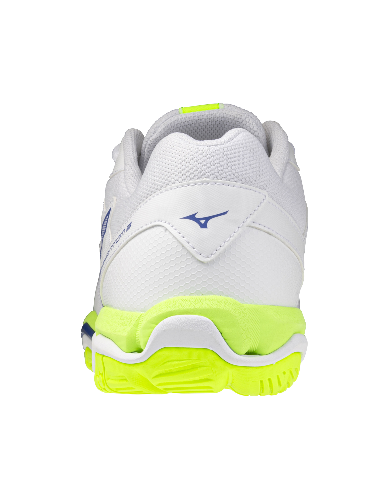 Mizuno SHOE WAVE PHANTOM-Heren-White/LightYellow/Dazzling Blue