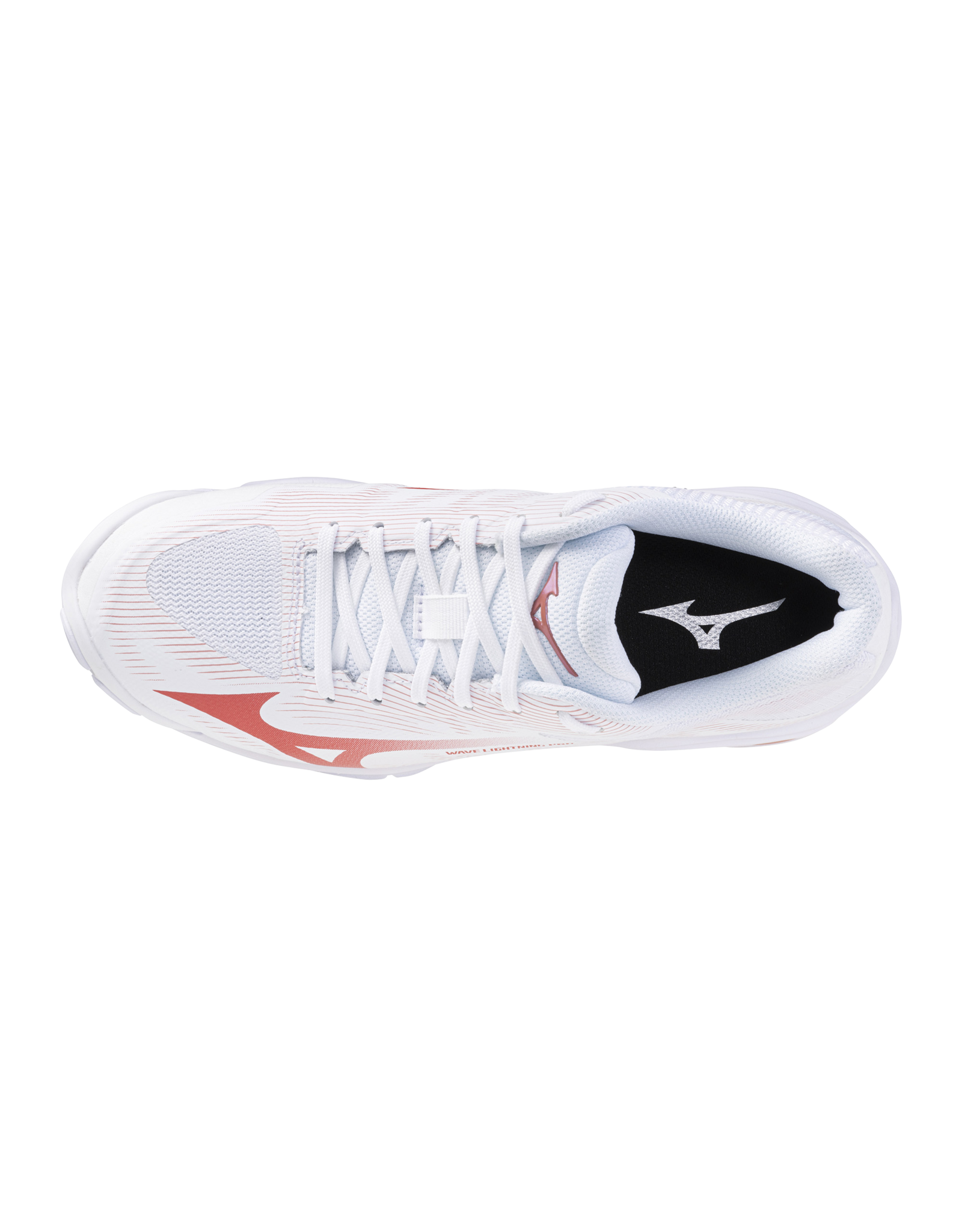 Mizuno SHOE WAVE LIGHTNING PRO WOS-Dames-White/Rose Elegance/Lava Falls