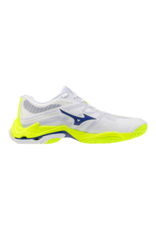 Mizuno SHOE WAVE LIGHTNING ELITE-Heren-White/LightYellow/Dazzling Blue