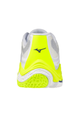 Mizuno SHOE WAVE LIGHTNING ELITE-Heren-White/LightYellow/Dazzling Blue