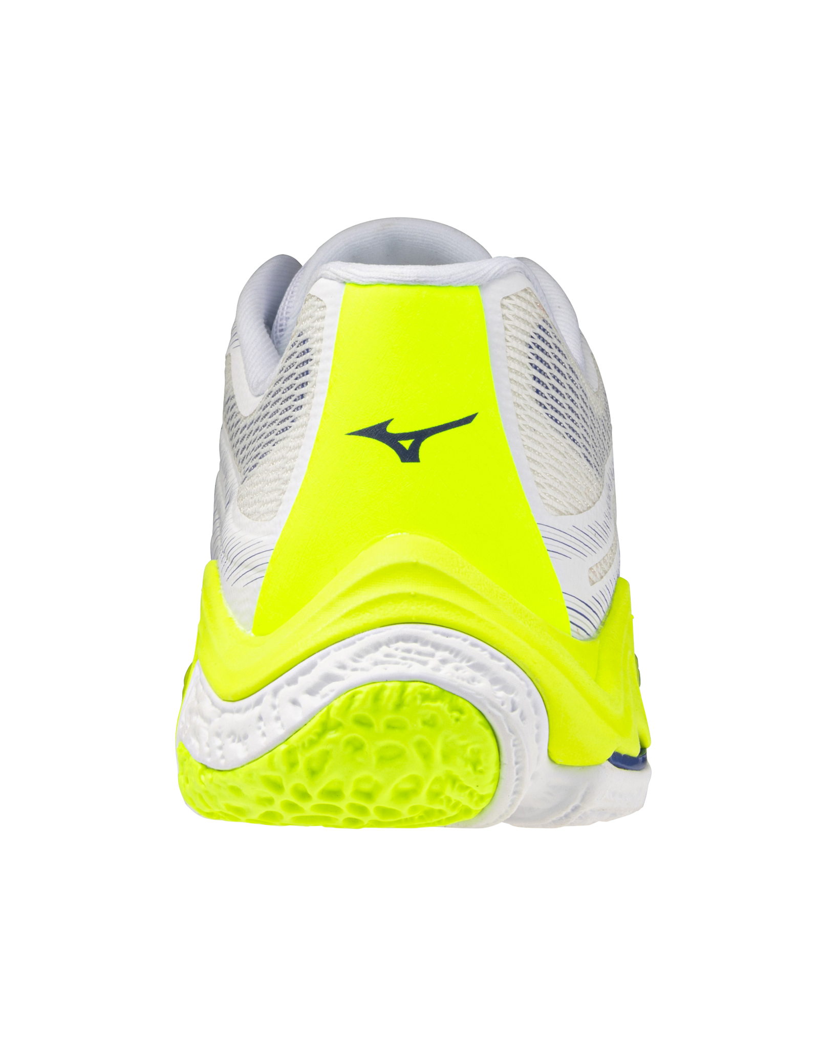 Mizuno SHOE WAVE LIGHTNING ELITE-Heren-White/LightYellow/Dazzling Blue