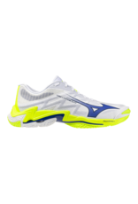 Mizuno SHOE WAVE LIGHTNING ELITE-Heren-White/LightYellow/Dazzling Blue