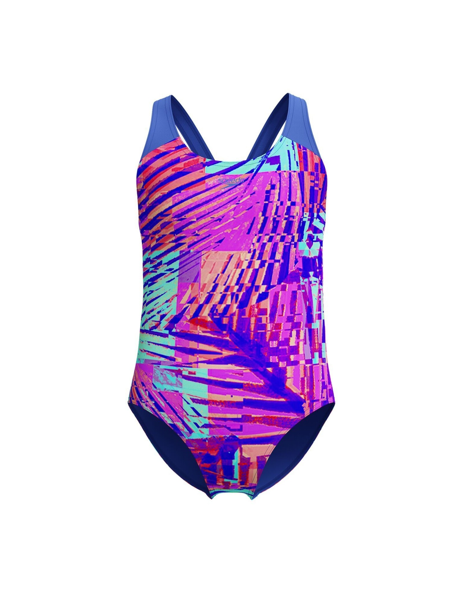 Speedo ECO+ DIG ALLOV SPLASHB BLU/PIN
